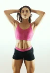 Soft Active Sweetheart-Neck Sports Bra in White